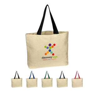 Photo of Full Color Natural Cotton Canvas Tote Bag