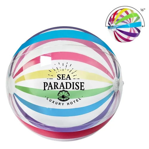 Main photo of 16" Striped Beach Ball