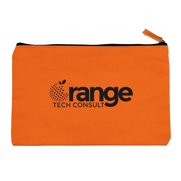 Orange color option for 12 Oz. Canvas Pouch