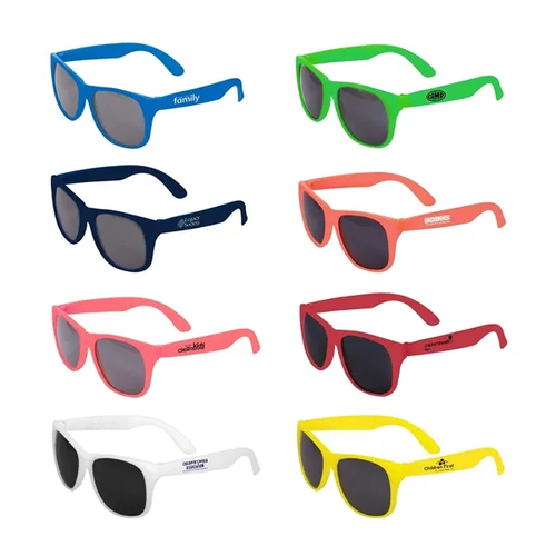 Main photo of Kids Single Color Matte Sunglasses