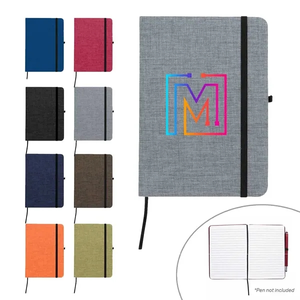 Photo of Full Color Rpet Heathered Journal With Pen Loop