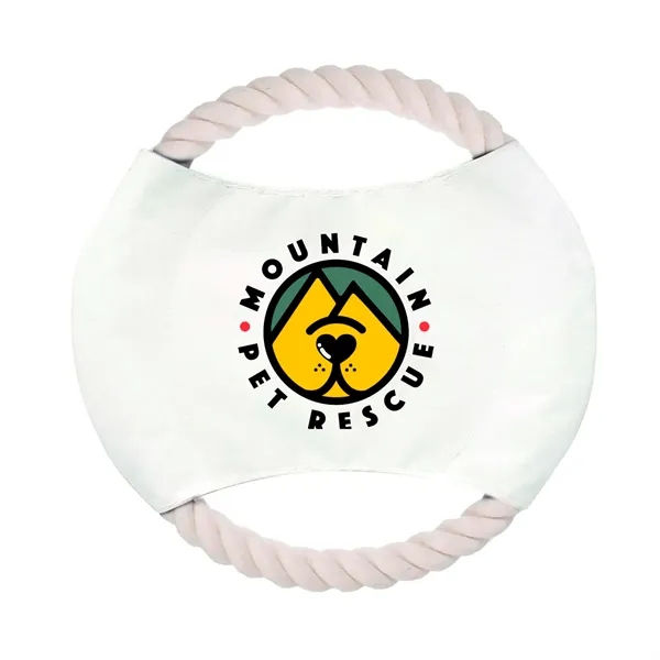 White color option for Full Color Fido Flier Dog Rope Toy