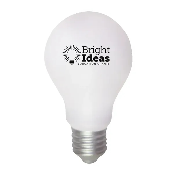 White-Silver color option for Light Bulb Stress Reliever