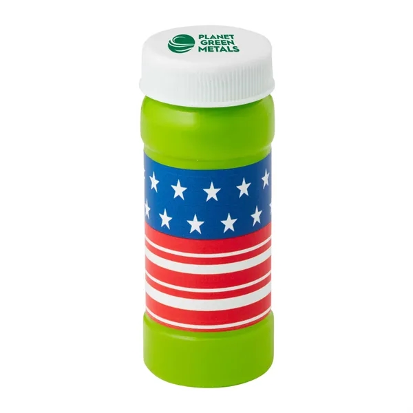 Lime Green color option for 2 Oz. Patriotic Bubbles With Cap Imprint