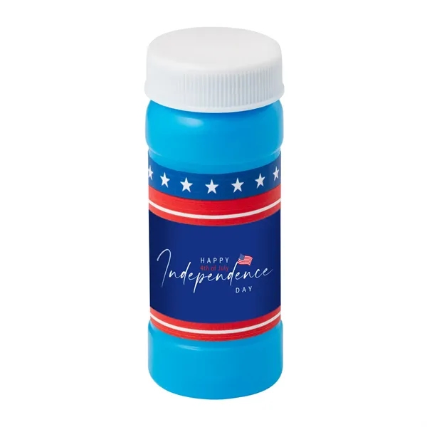 Blue color option for Patriotic Bubbles With Digital Label   2 Oz.