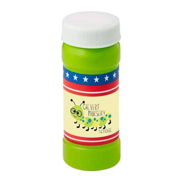 Lime Green color option for Patriotic Bubbles With Digital Label   2 Oz.