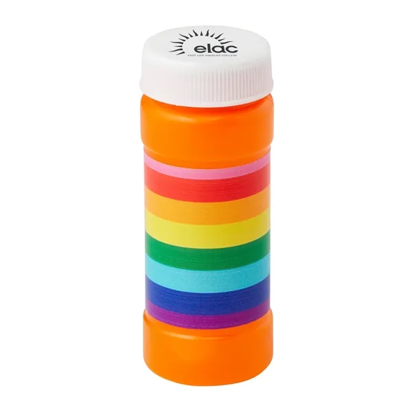 Orange color option for 2 Oz. Pride Bubbles With Cap Imprint
