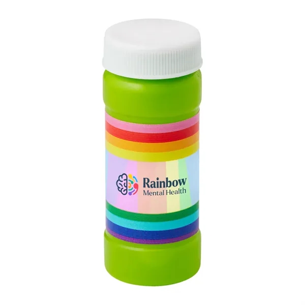 Lime Green color option for Pride Bubbles With Digital Label   2 Oz.