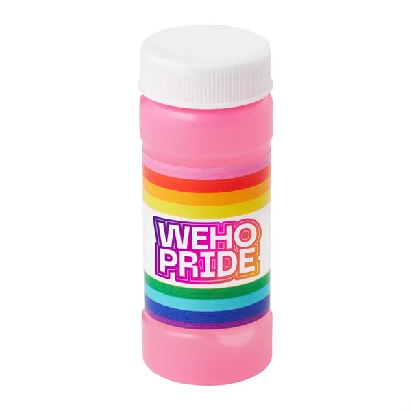 Pink color option for Pride Bubbles With Digital Label   2 Oz.