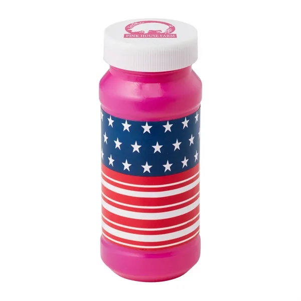 Pink color option for Patriotic Bubbles With Cap Imprint   4 Oz.