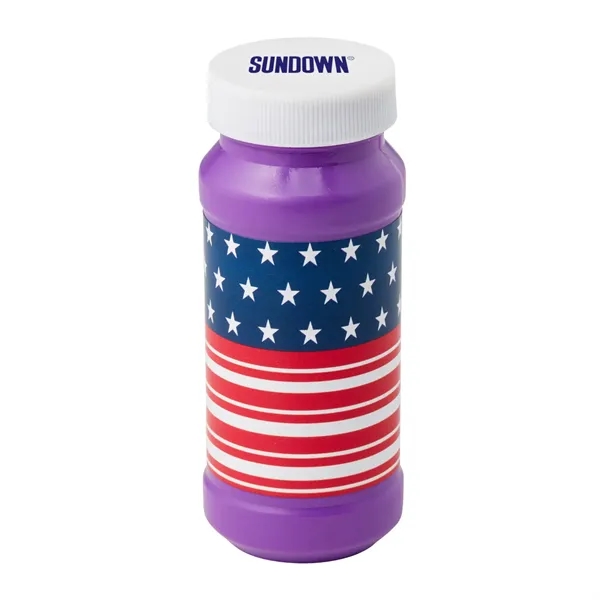 Purple color option for Patriotic Bubbles With Cap Imprint   4 Oz.