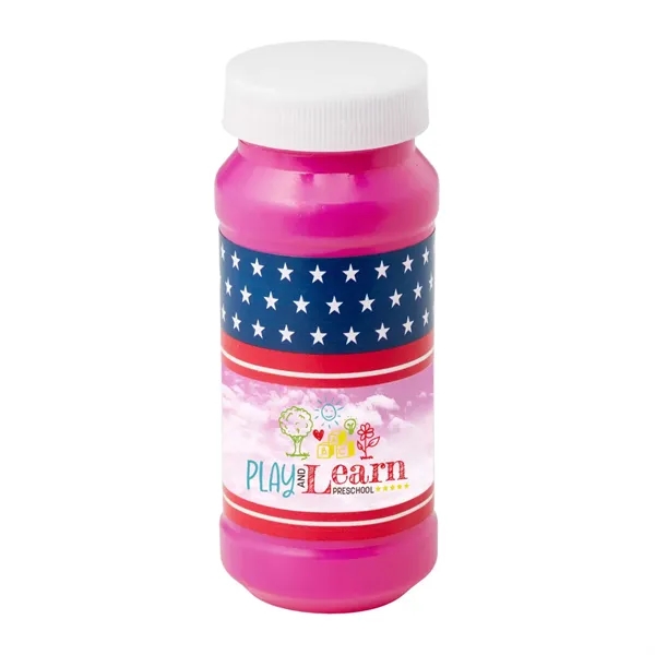 Pink color option for Patriotic Bubbles With Digital Label   4 Oz.