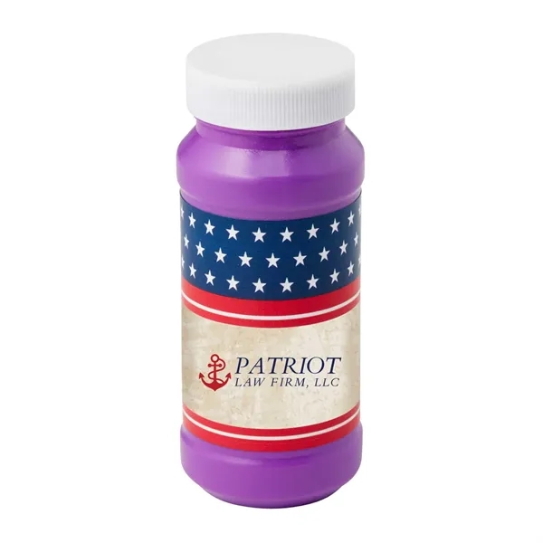Purple color option for Patriotic Bubbles With Digital Label   4 Oz.