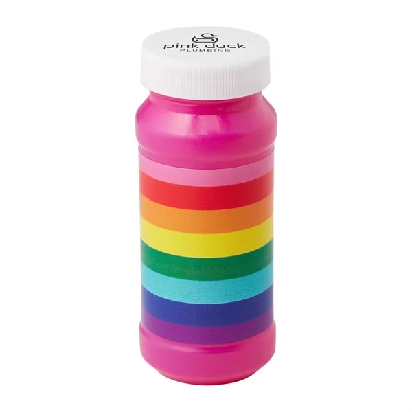 Pink color option for Pride Bubbles With Cap Imprint   4 Oz.