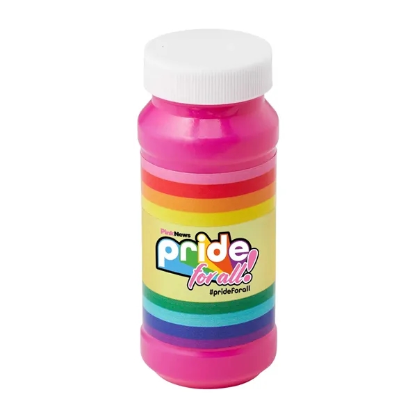 Pink color option for Pride Bubbles With Digital Label   4 Oz.