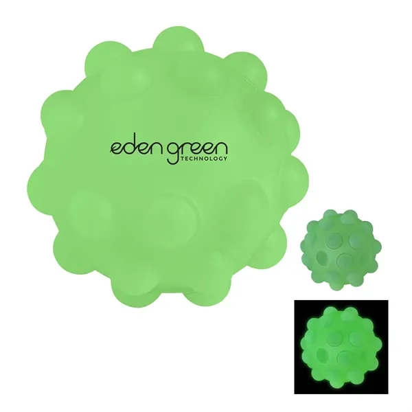 Lime Green color option for Glow In The Dark Round Push Pop Ball