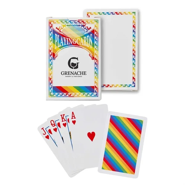 Multi Color color option for Rainbow Playing Cards