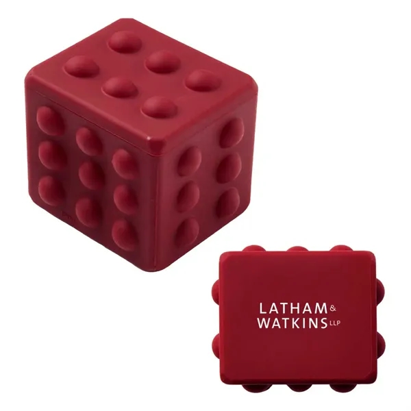 Burgundy color option for Rectangle Push Pop Ball