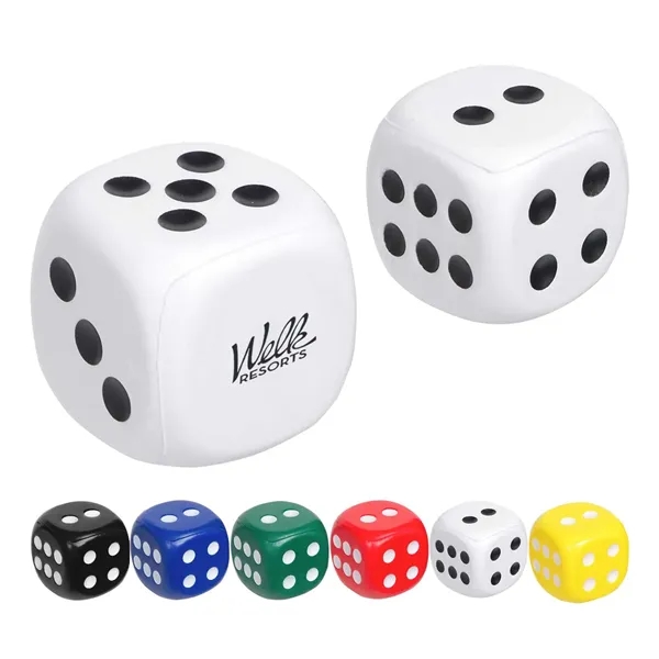 Black-White color option for Dice Stress Reliever