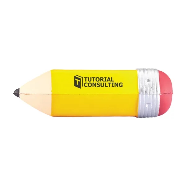 Yellow-Black-Pink color option for Pencil Stress Reliever