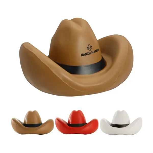 Red-Black color option for Cowboy Hat Stress Reliever