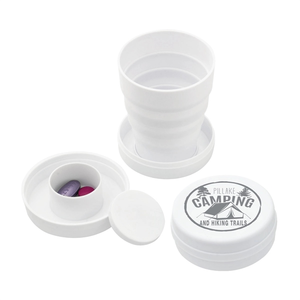 Photo of 3 1/2 Oz. Collapsible Cup With Pill Box