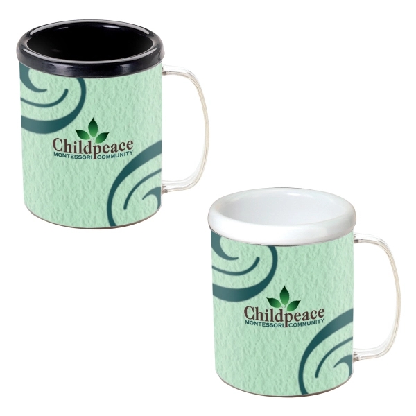 Black-Clear color option for 11 Oz Snap Mug