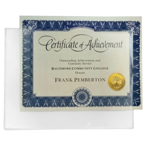 Clear color option for Large Laminate Pouch