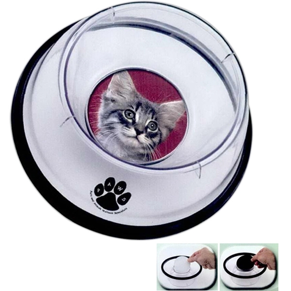 Clear-Black color option for Small Pet Bowl