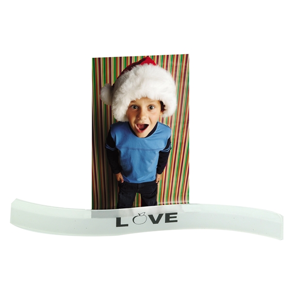 Frosted White color option for Wavy Photo Holder