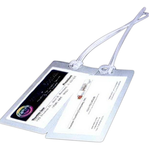Photo of 2 1/2 X 4 1/4 Luggage Tag W/Strap