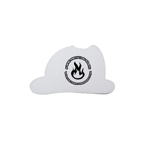 White color option for Die Cut Eraser   Fire Helmet