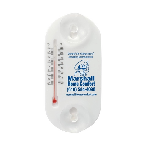 Main photo of Acrylic Oval Temperature Gauge
