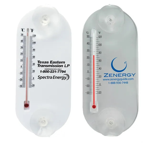 Main photo of Large Acrylic Oval Temperature Gauge