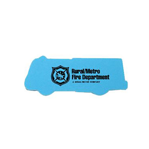 Blue color option for Die Cut Eraser   Fire Truck