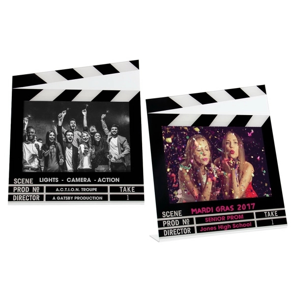 Black-White color option for 7 X 5 Clapboard Frame