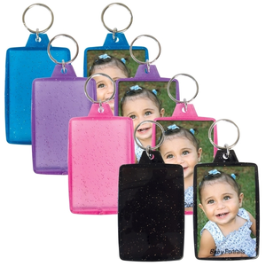Photo of Translucent Sparkle Snap In Key Tag
