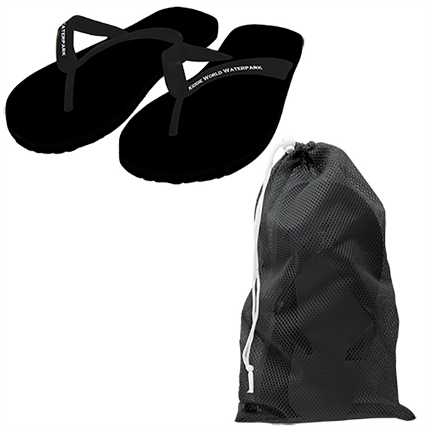 Black color option for Adult Flip Flops