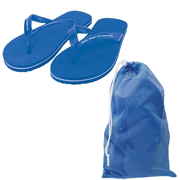 Blue color option for Adult Flip Flops