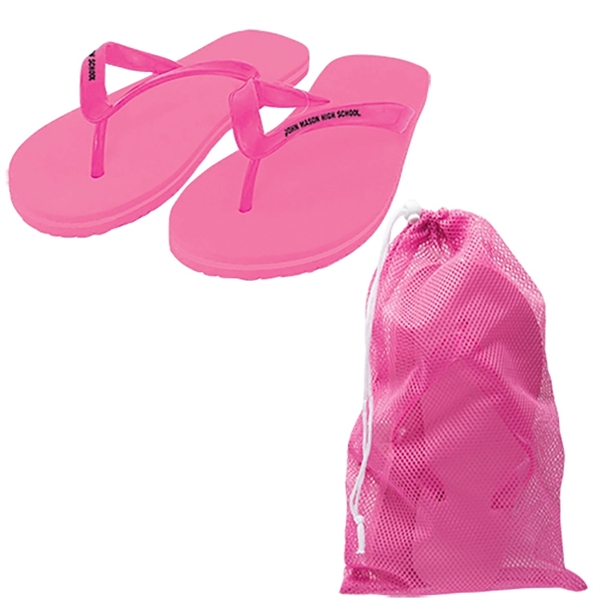 Pink color option for Adult Flip Flops