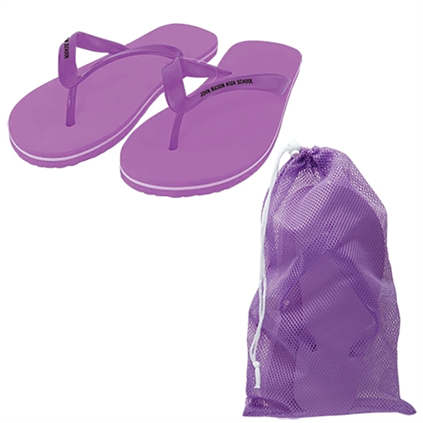 Purple color option for Adult Flip Flops