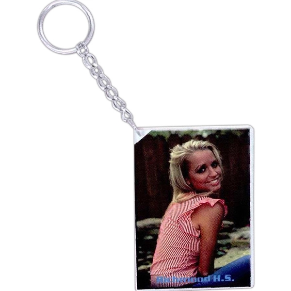 Clear color option for Promotional Slip In Keytag