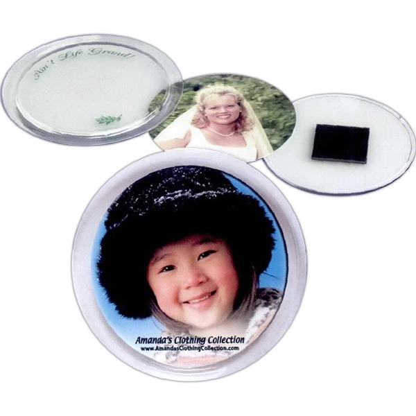 Clear color option for 2 1/4 Snap In Magnetic Disc