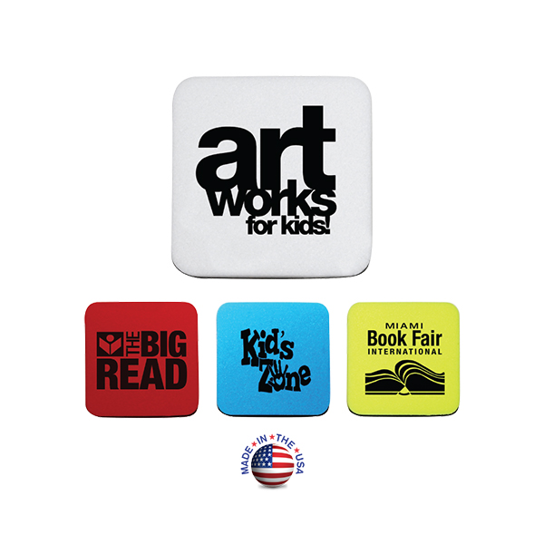 White color option for Die Cut Eraser   Square