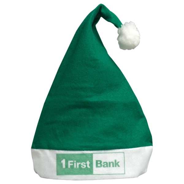 Green color option for Felt Santa Hat