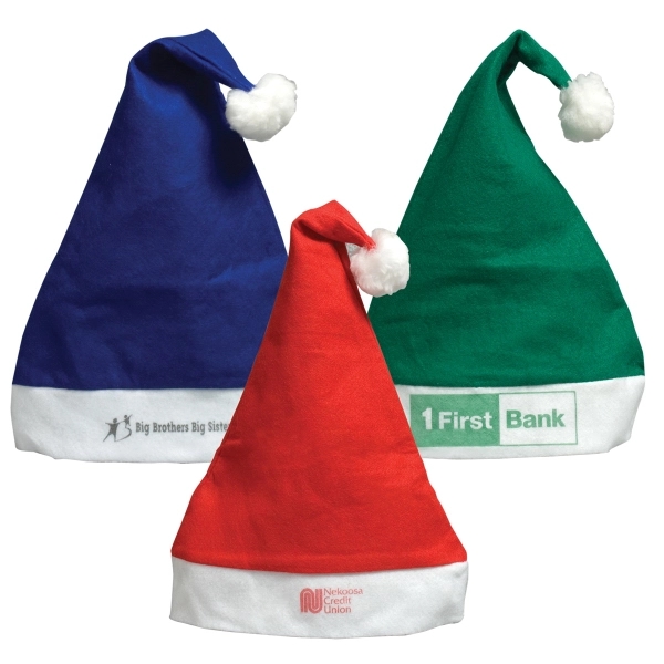 Red color option for Felt Santa Hat