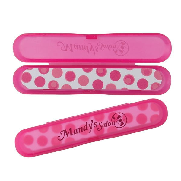 Pink color option for Nail File & Case Set