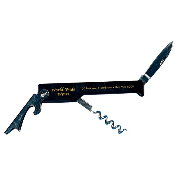 Black color option for Waiters Corkscrew With Bottle Opener