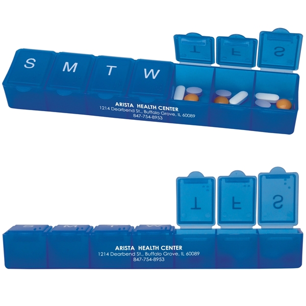 Blue color option for Jumbo 7 Day Pillbox