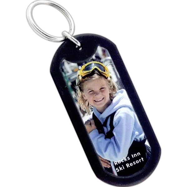Aluminum color option for Photo Dog Key Tag